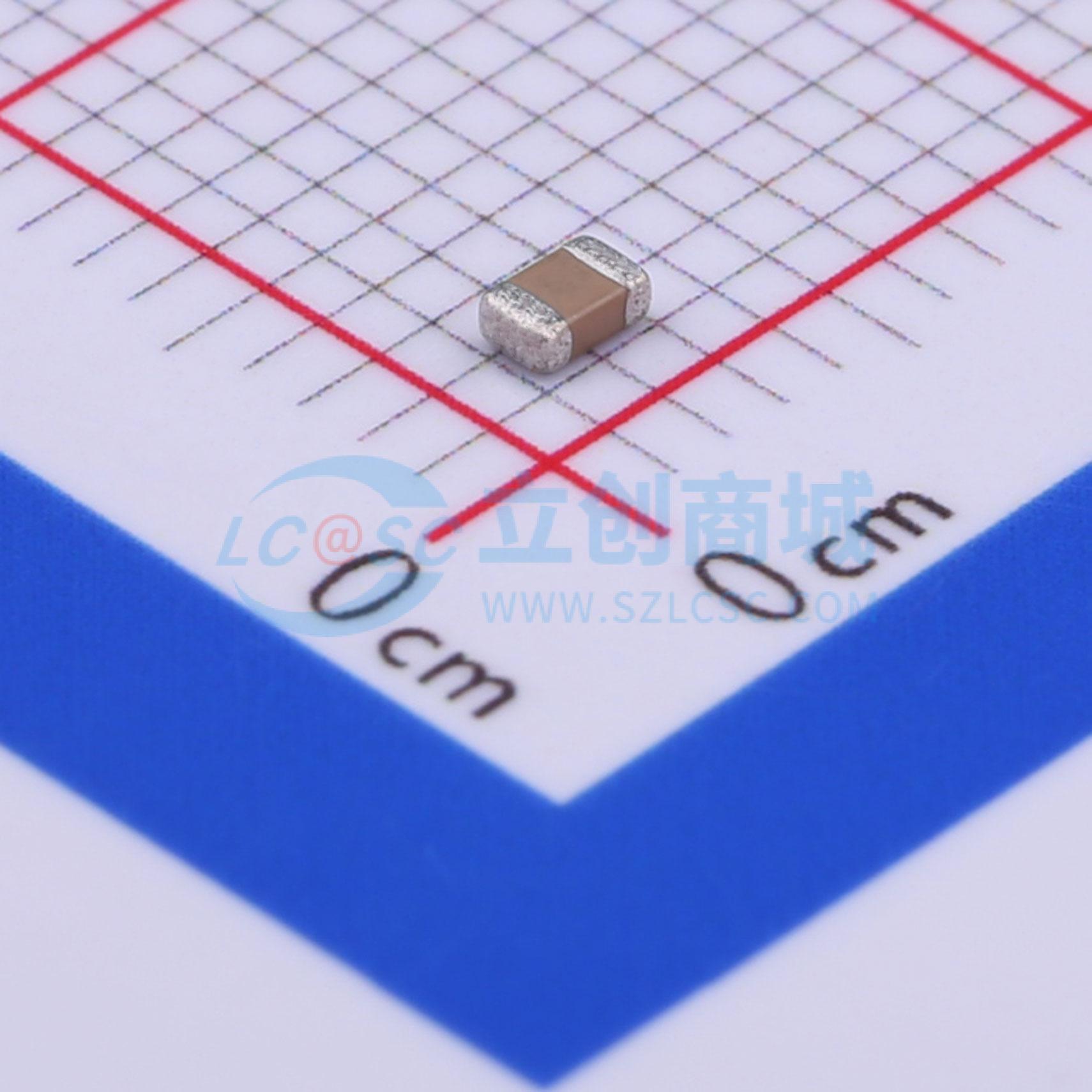 点击查看大图 0805B392K101CT实物图