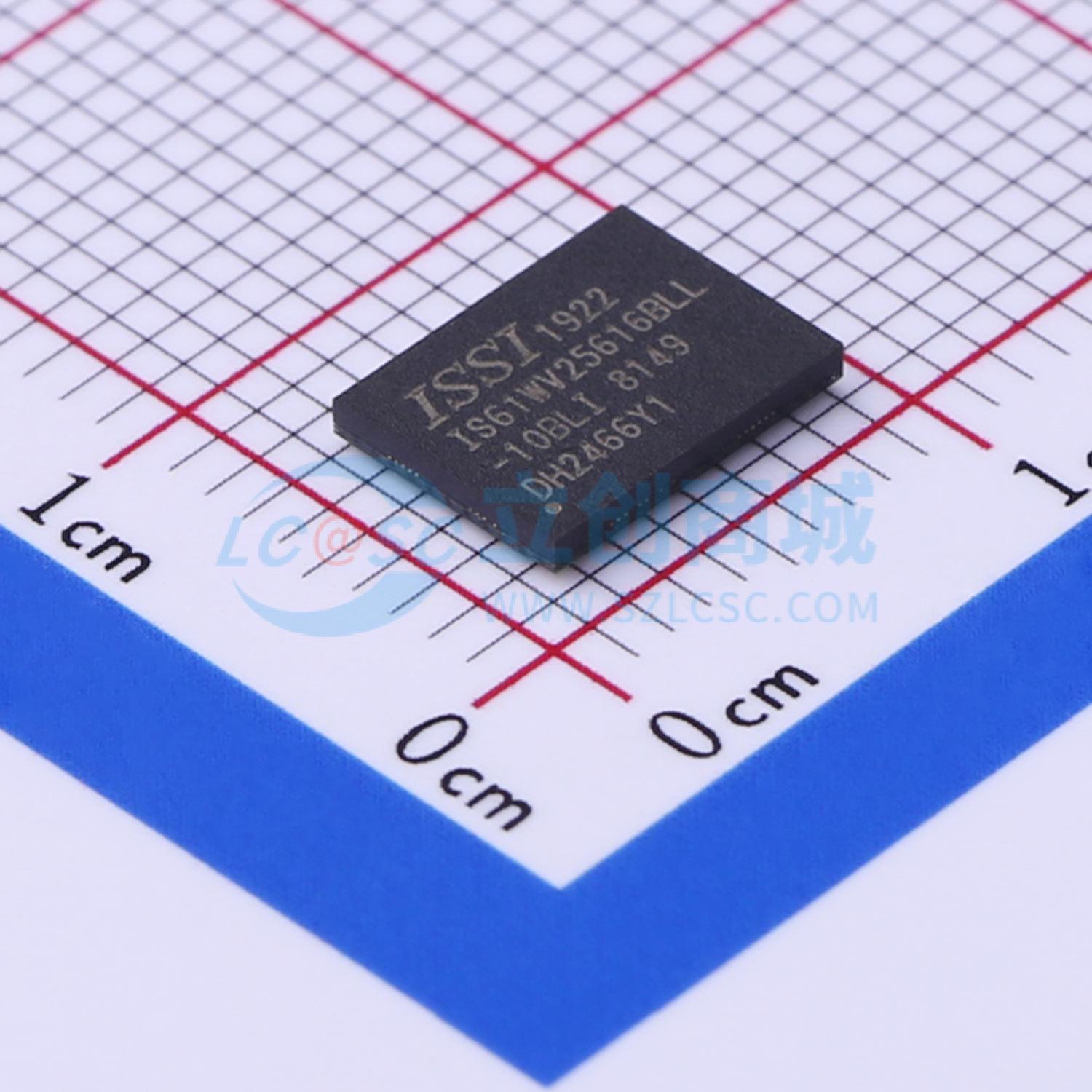 点击查看大图 IS61WV25616BLL-10BLI实物图