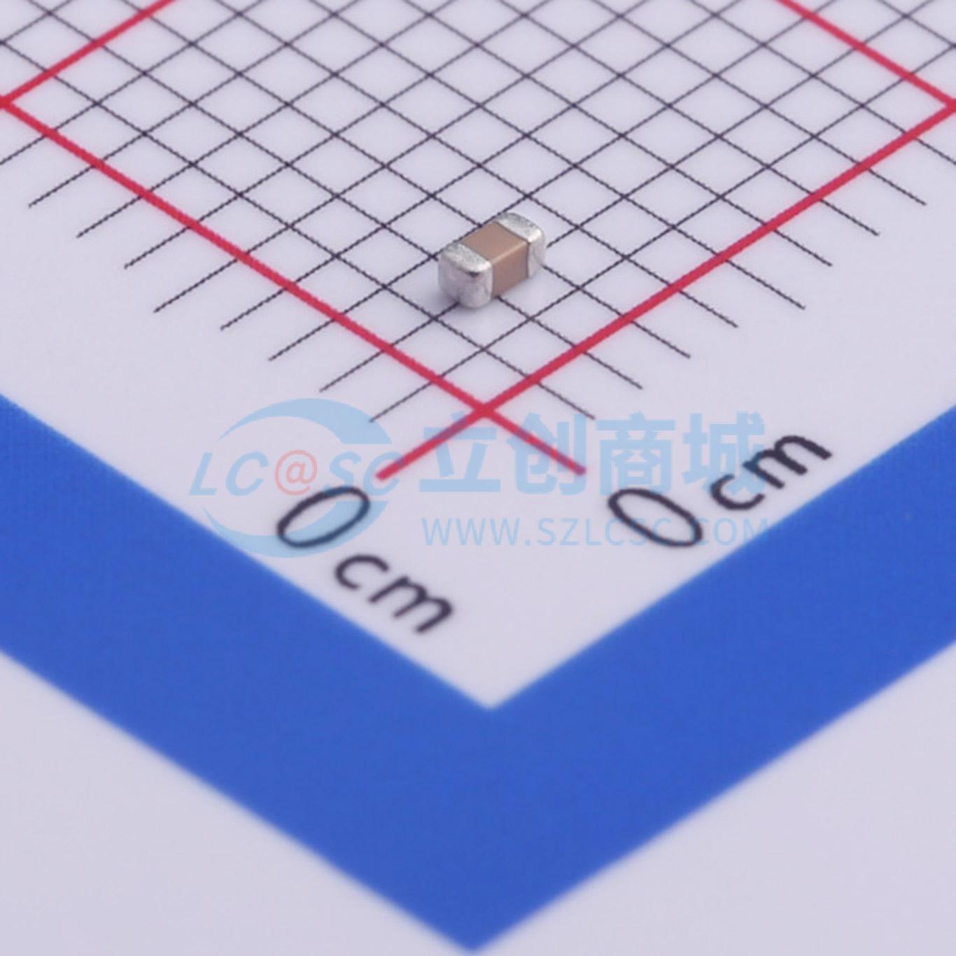 点击查看大图 0603B393K160CT实物图