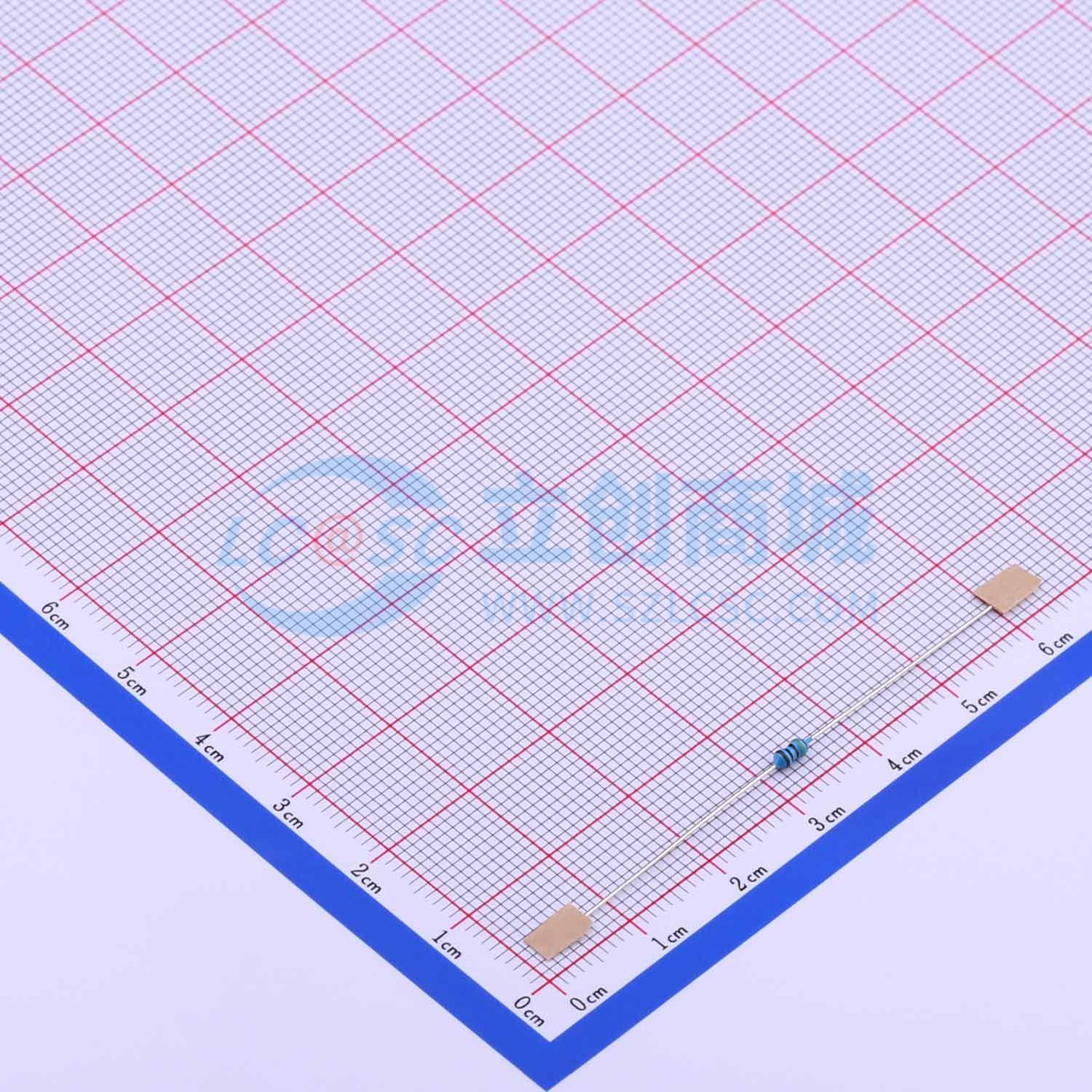 点击查看大图 RN 1/8W 1M F T/B A1实物图