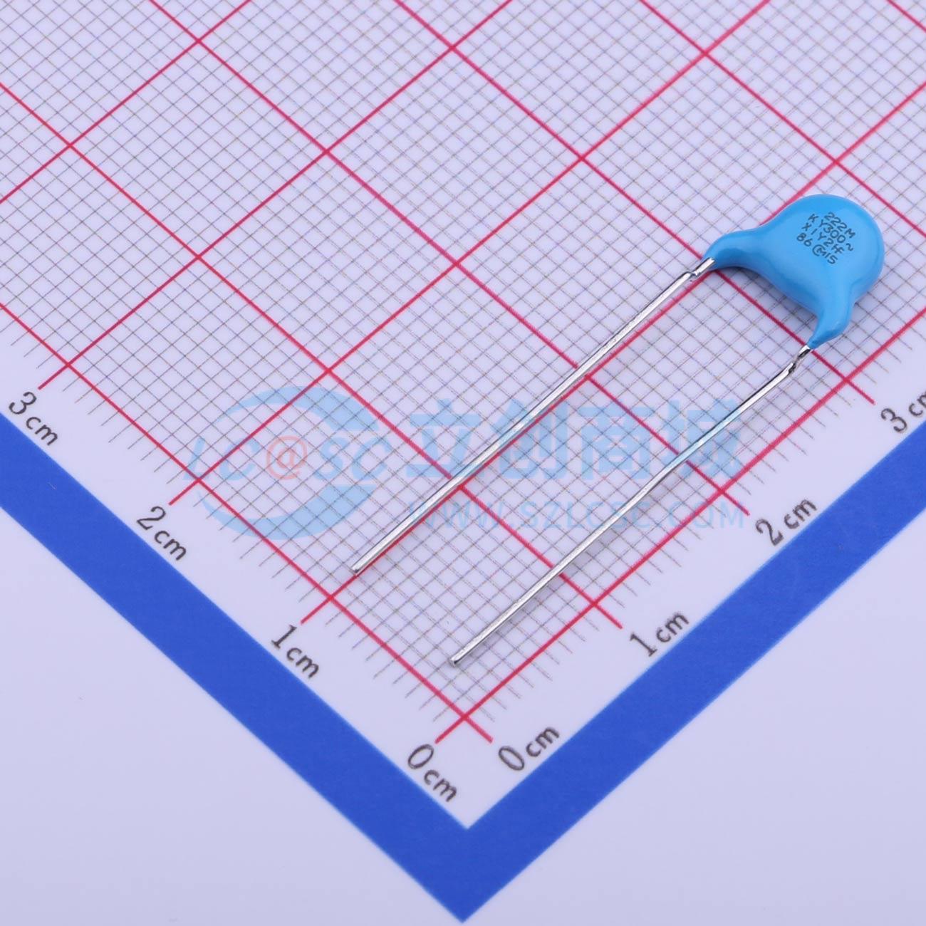 DE2E3KY222MA3BU02F实物图