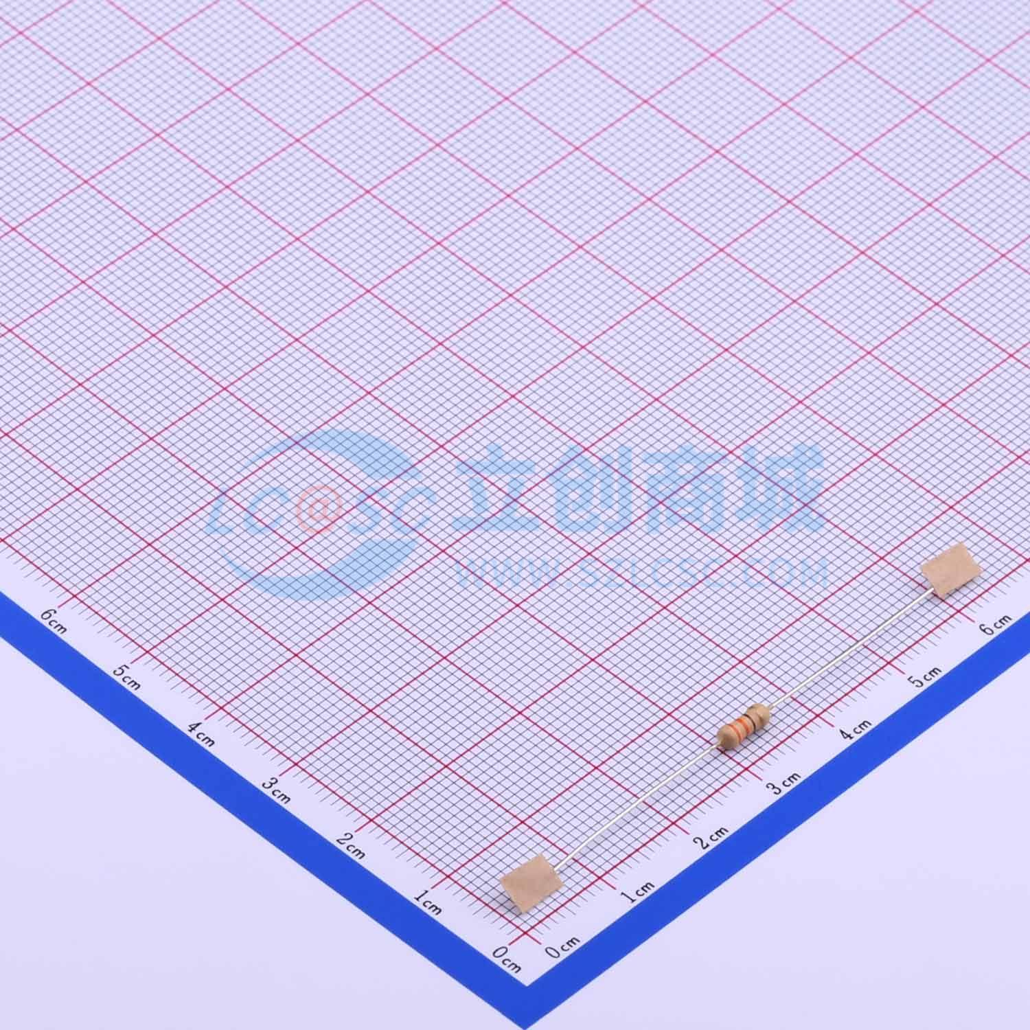 点击查看大图 RD 1/4W 330R J T/B A1实物图