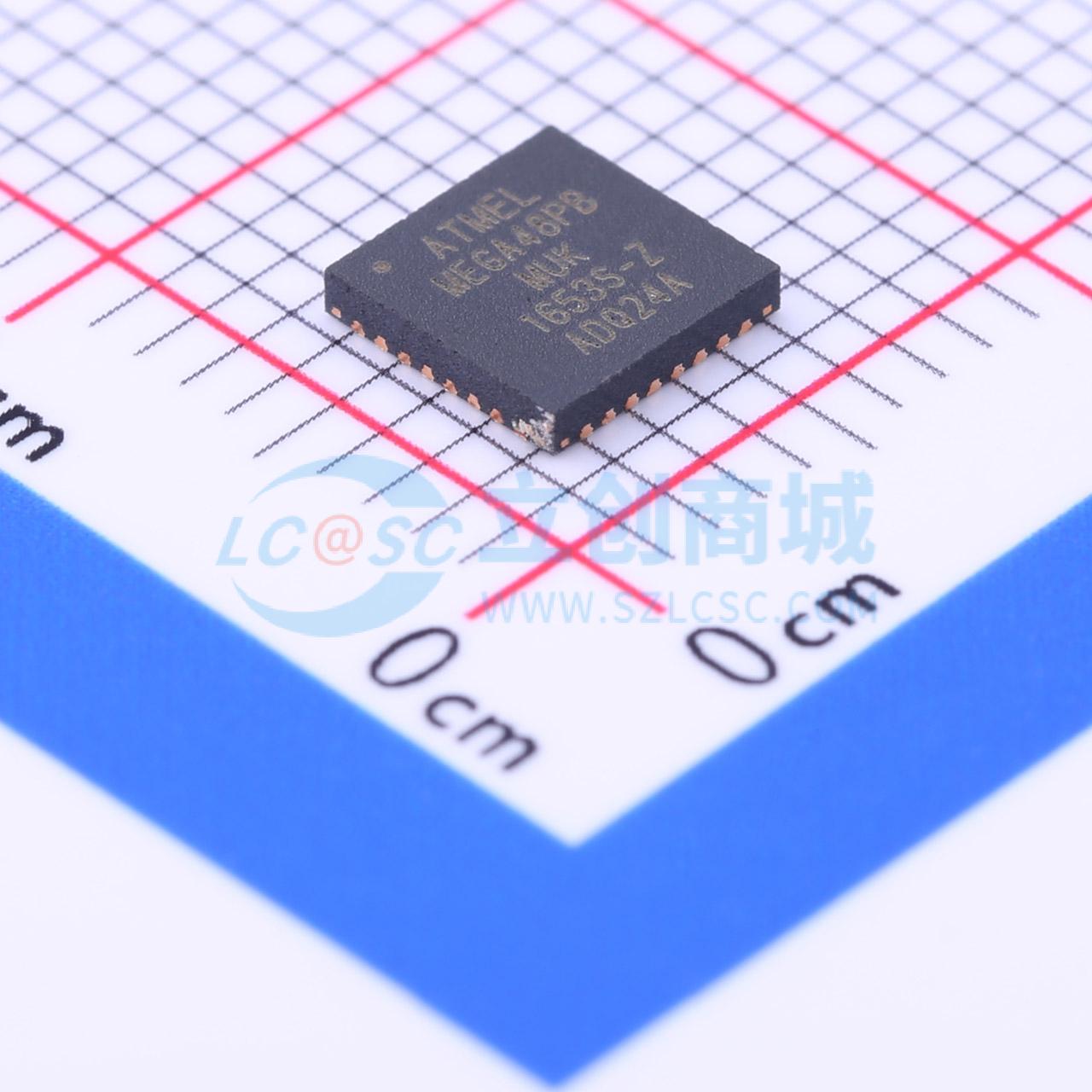 点击查看大图 ATMEGA48PB-MU实物图