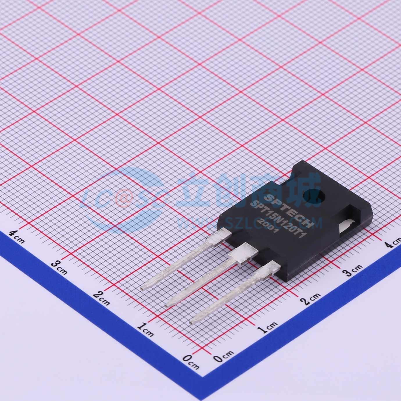 点击查看大图 SPT15N120T1实物图