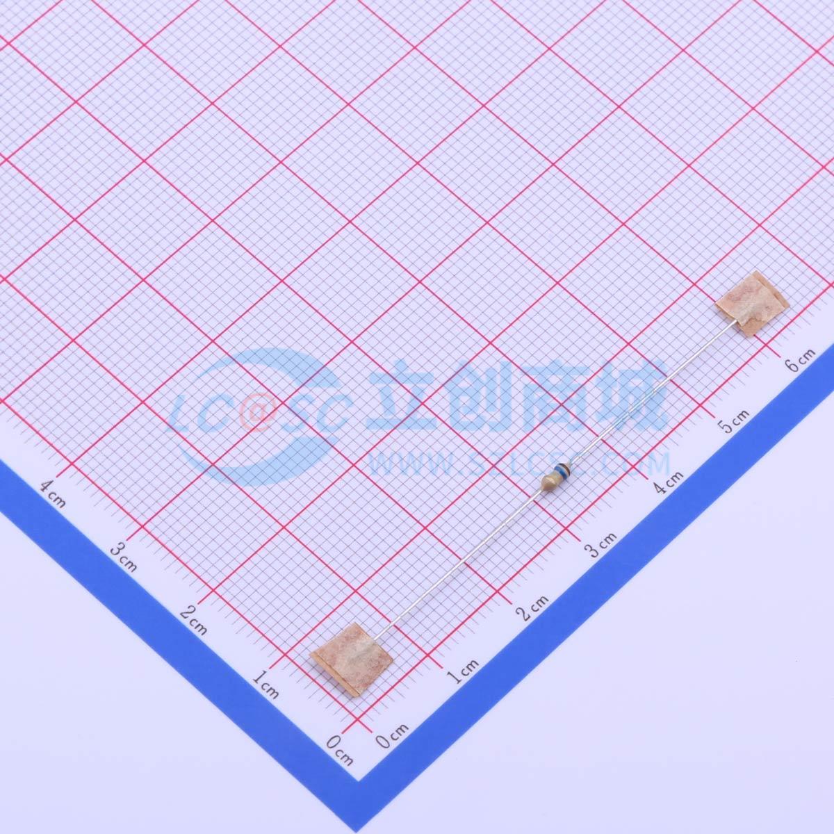 点击查看大图 CR1/8W ±5% 160K STB5实物图