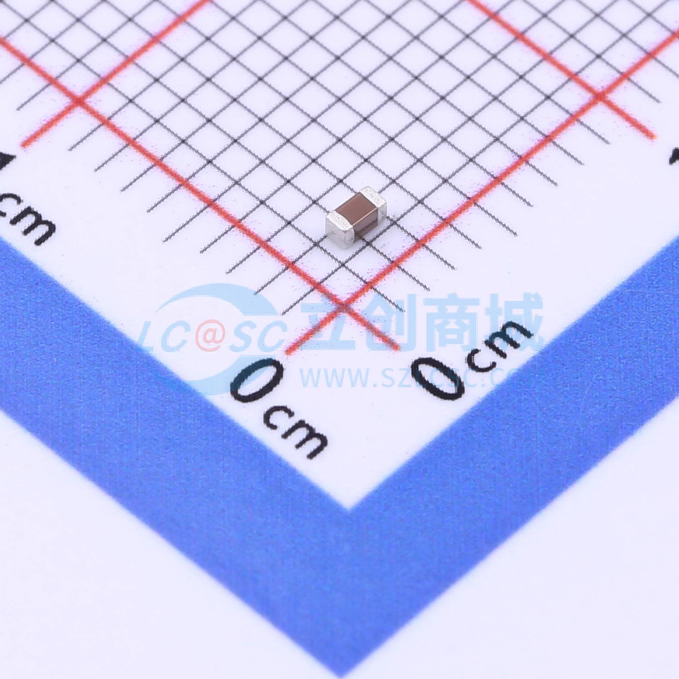 点击查看大图 C1608X5R1H105KT000N实物图