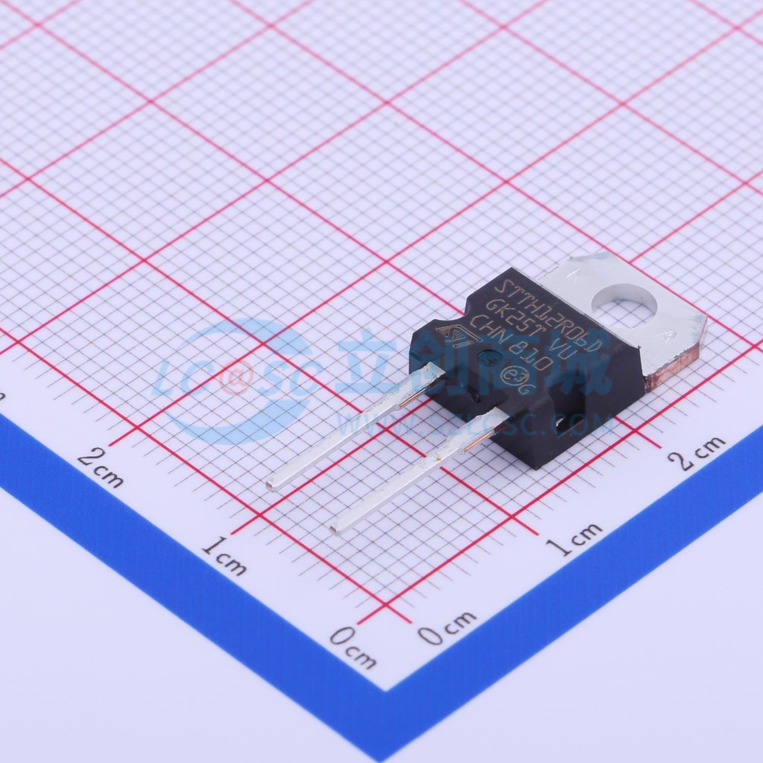 点击查看大图 STTH12R06D实物图