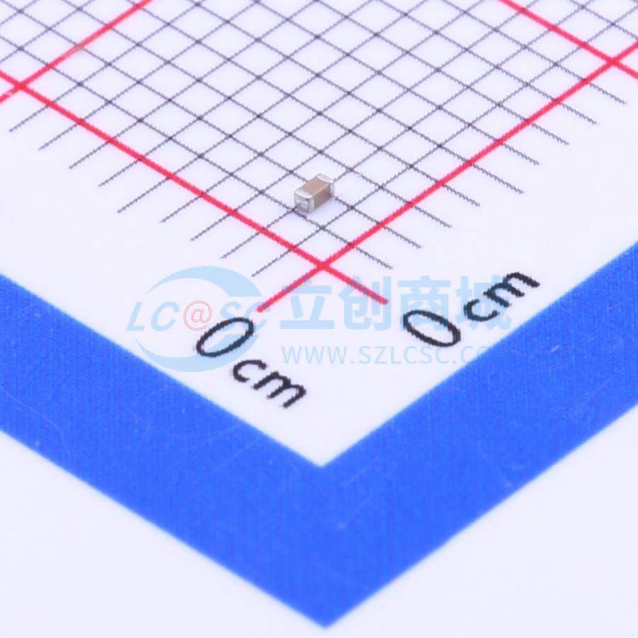 0402B102K500NT实物图