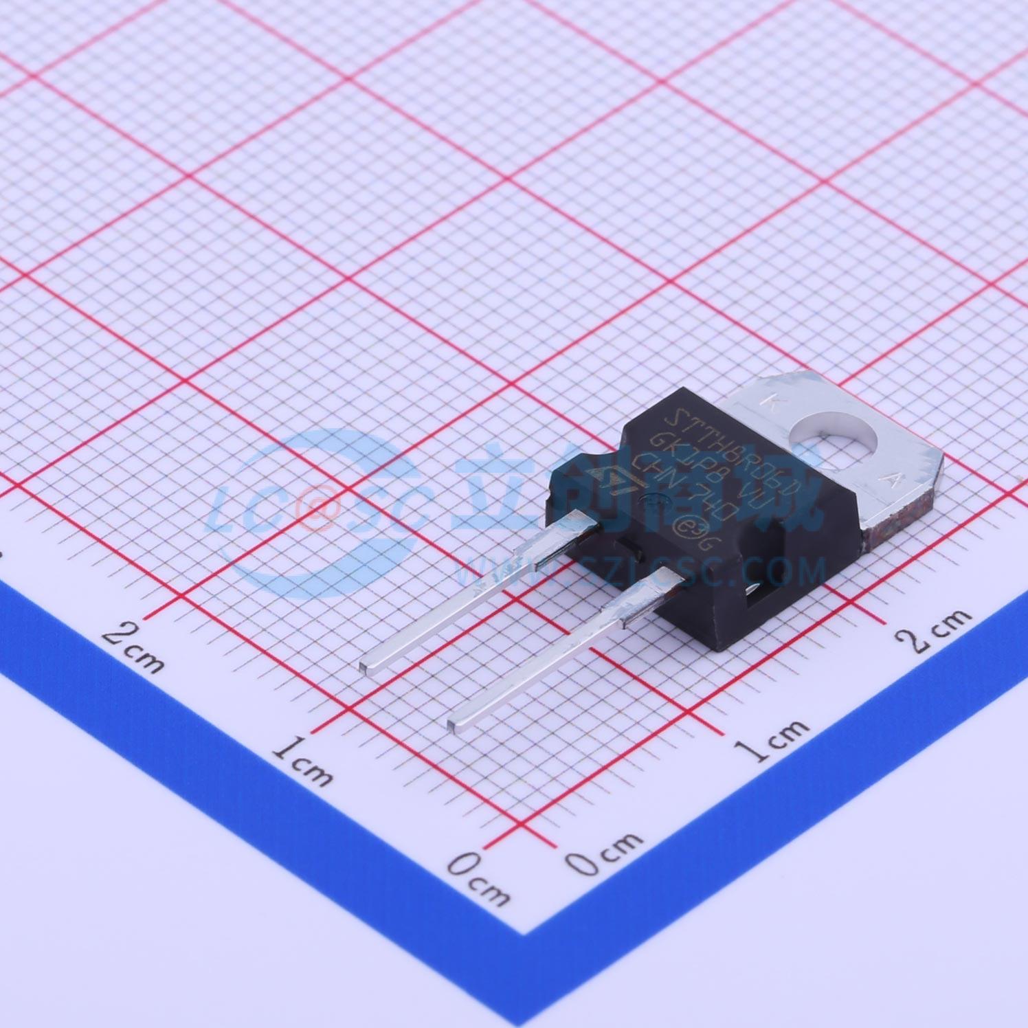 点击查看大图 STTH8R06D实物图