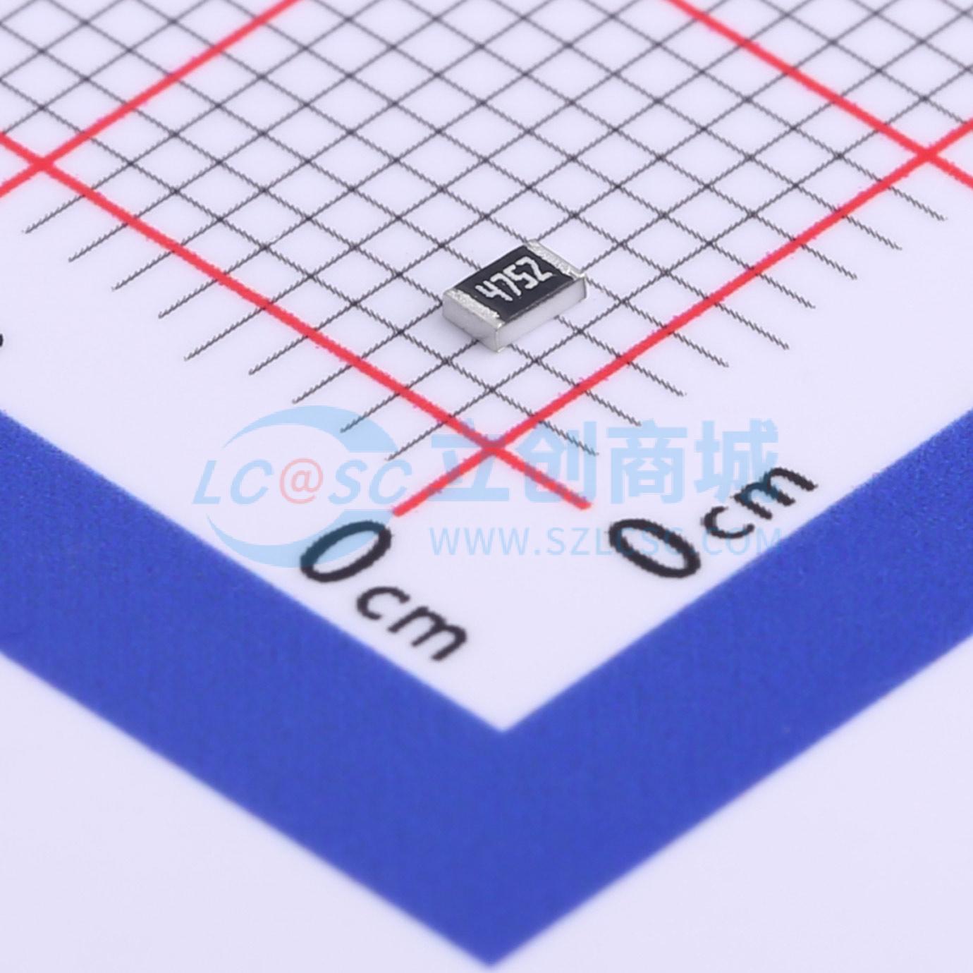 点击查看大图 RC0805DR-0747K5L实物图