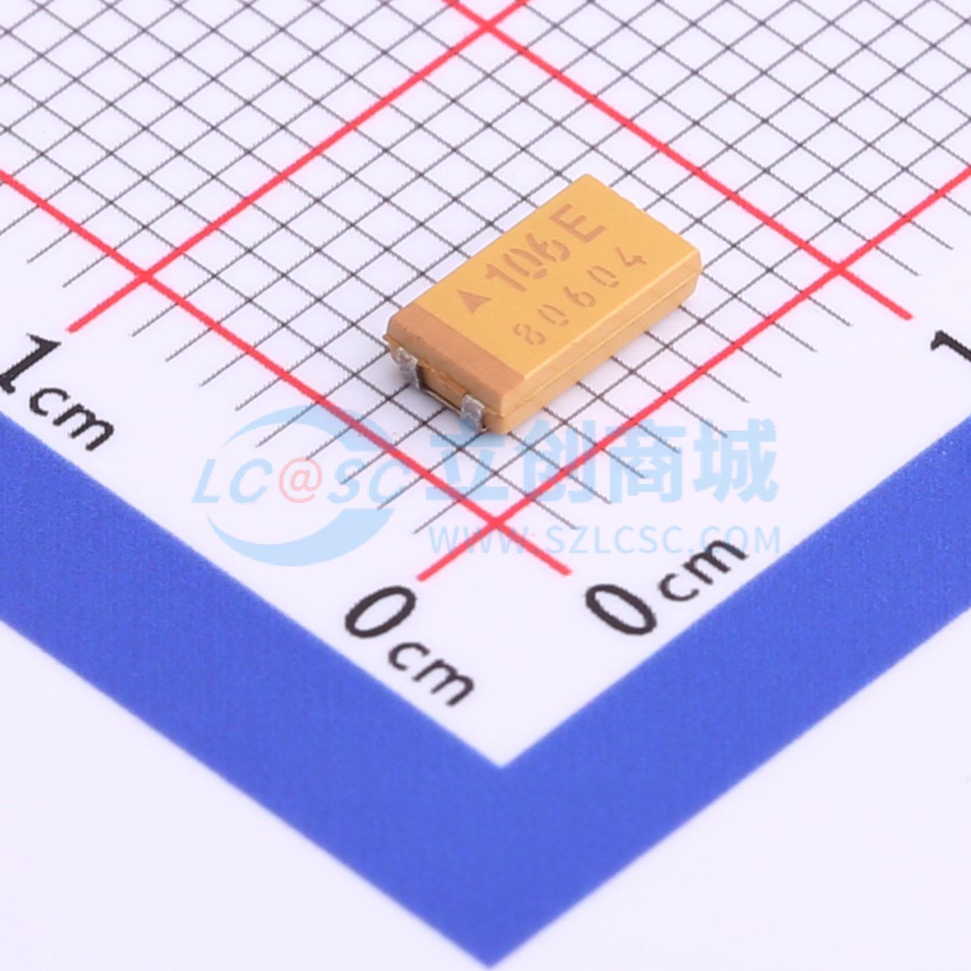 点击查看大图 TAJW106K025RNJ实物图