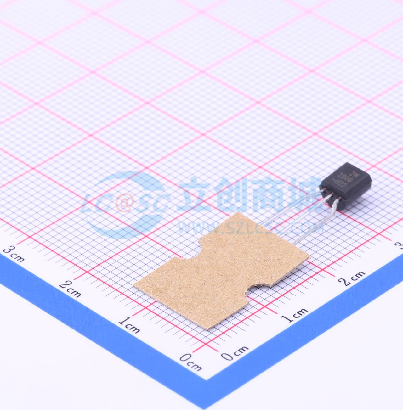 点击查看大图 2N3906TFR实物图