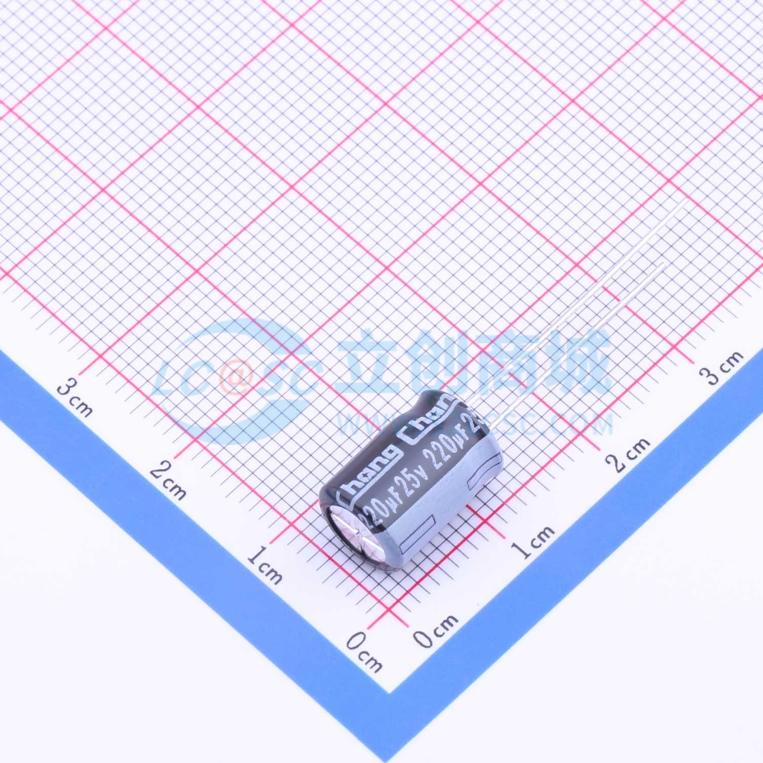 点击查看大图 RL1E221MF115A00CV0实物图