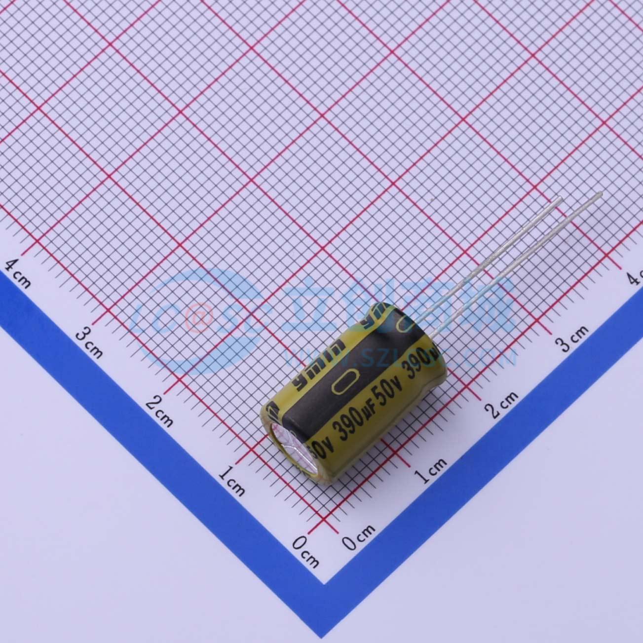 点击查看大图 LKME1601H391MF实物图