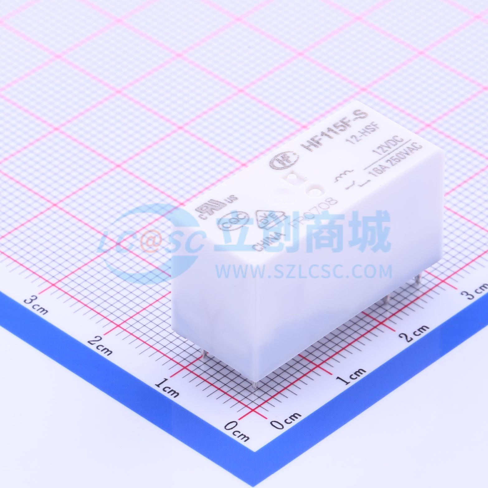 点击查看大图 HF115F-S/12-HSF实物图