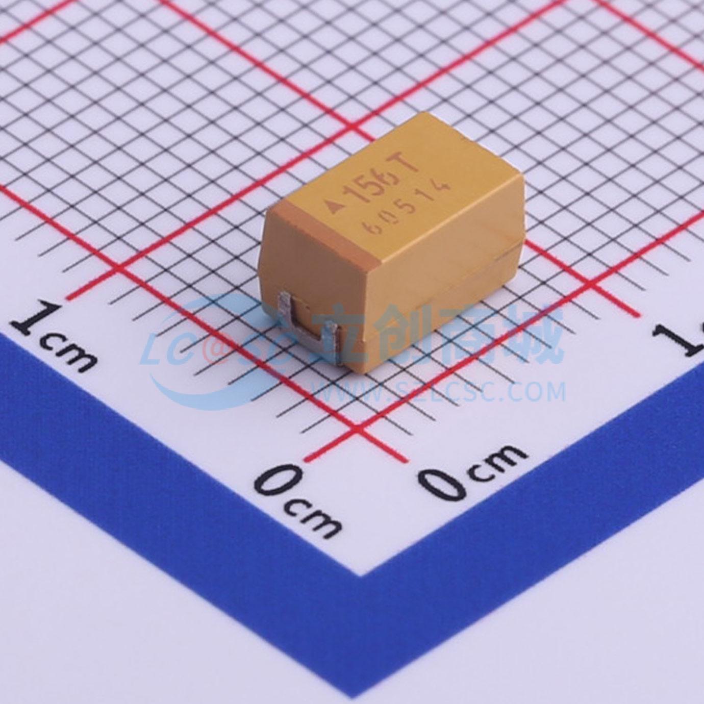 点击查看大图 TAJE156K050RNJ实物图