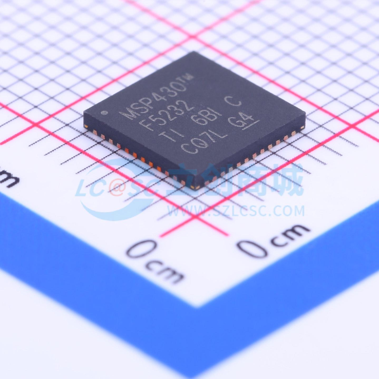MSP430F5232IRGZT实物图