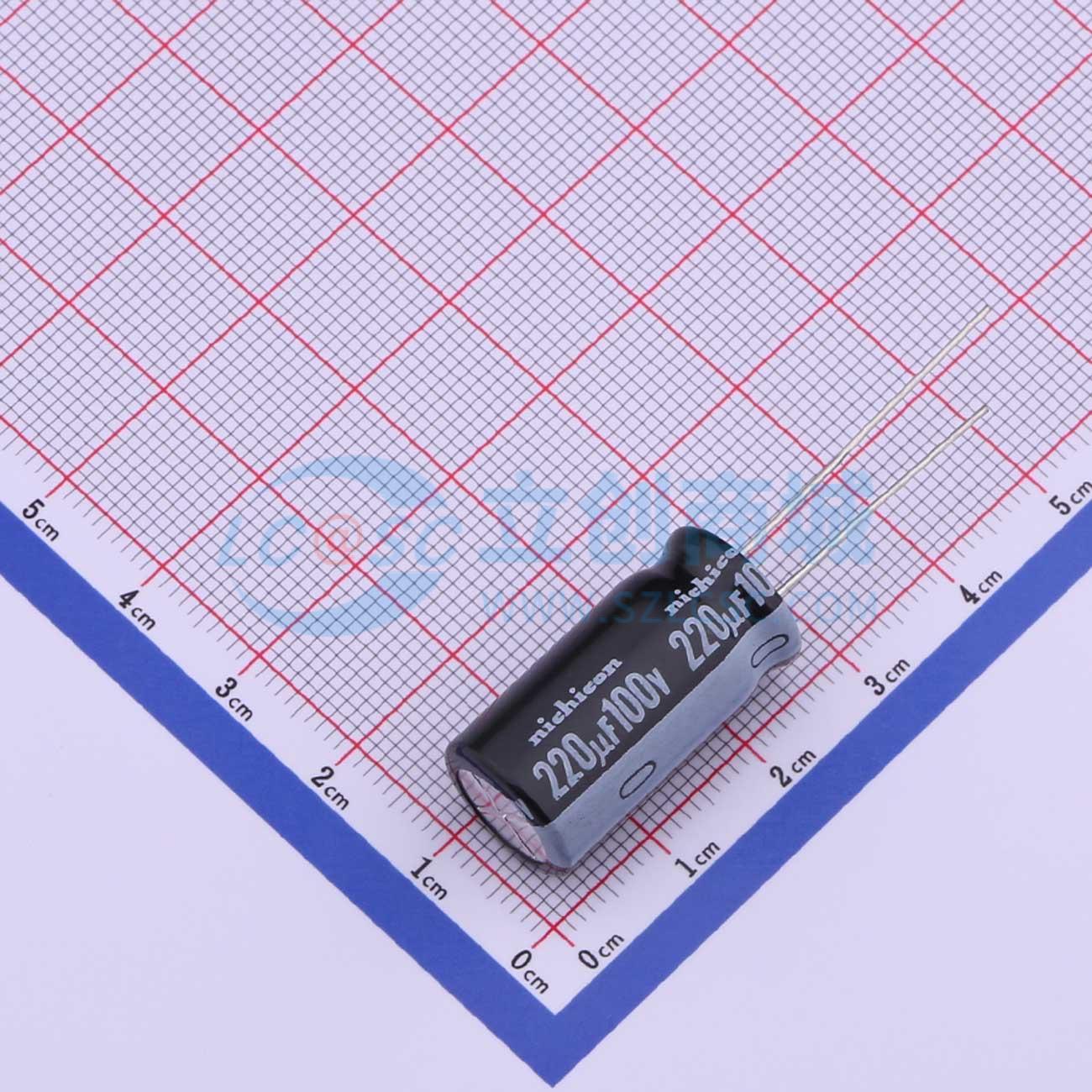 点击查看大图 UVR2A221MHD实物图