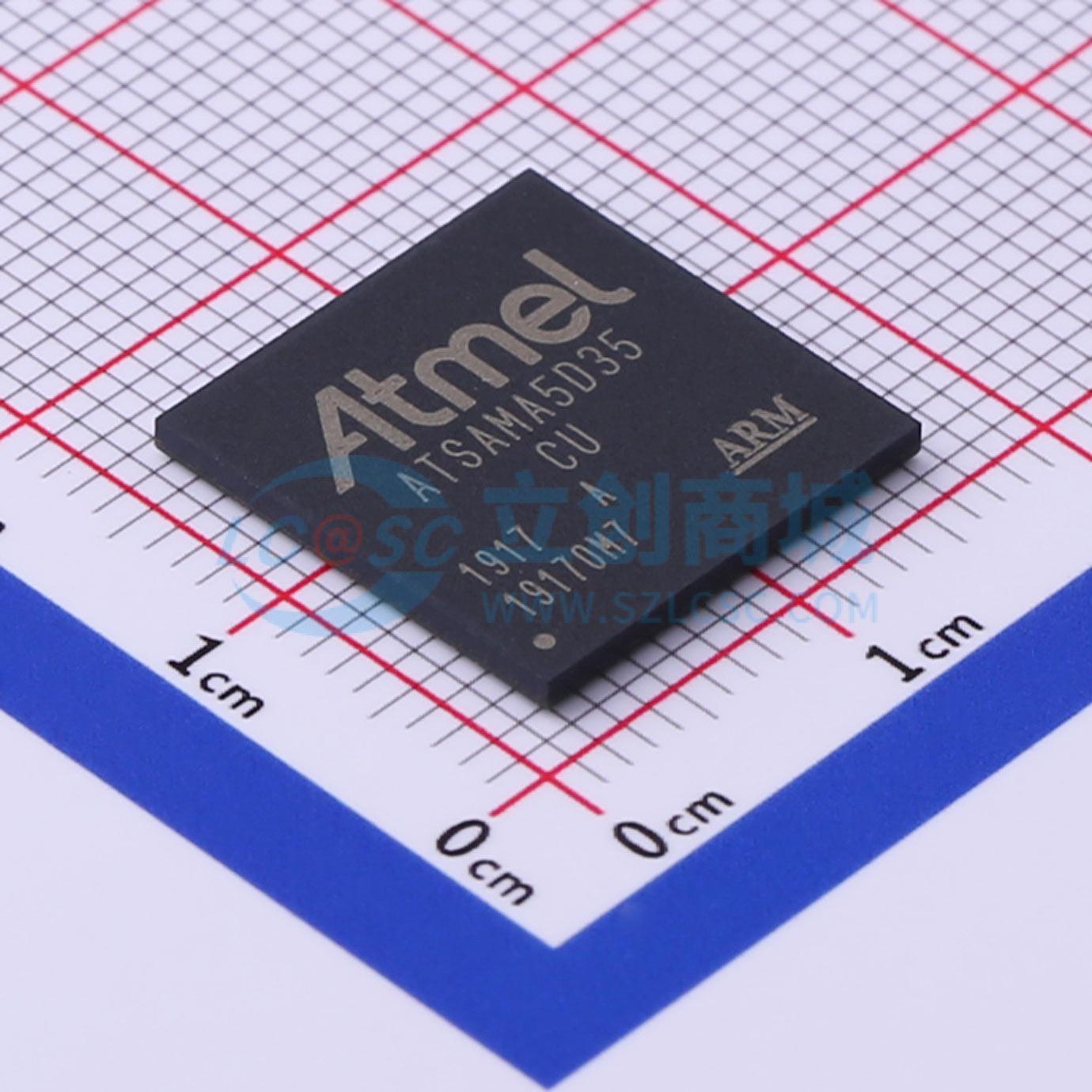 点击查看大图 ATSAMA5D35A-CU实物图