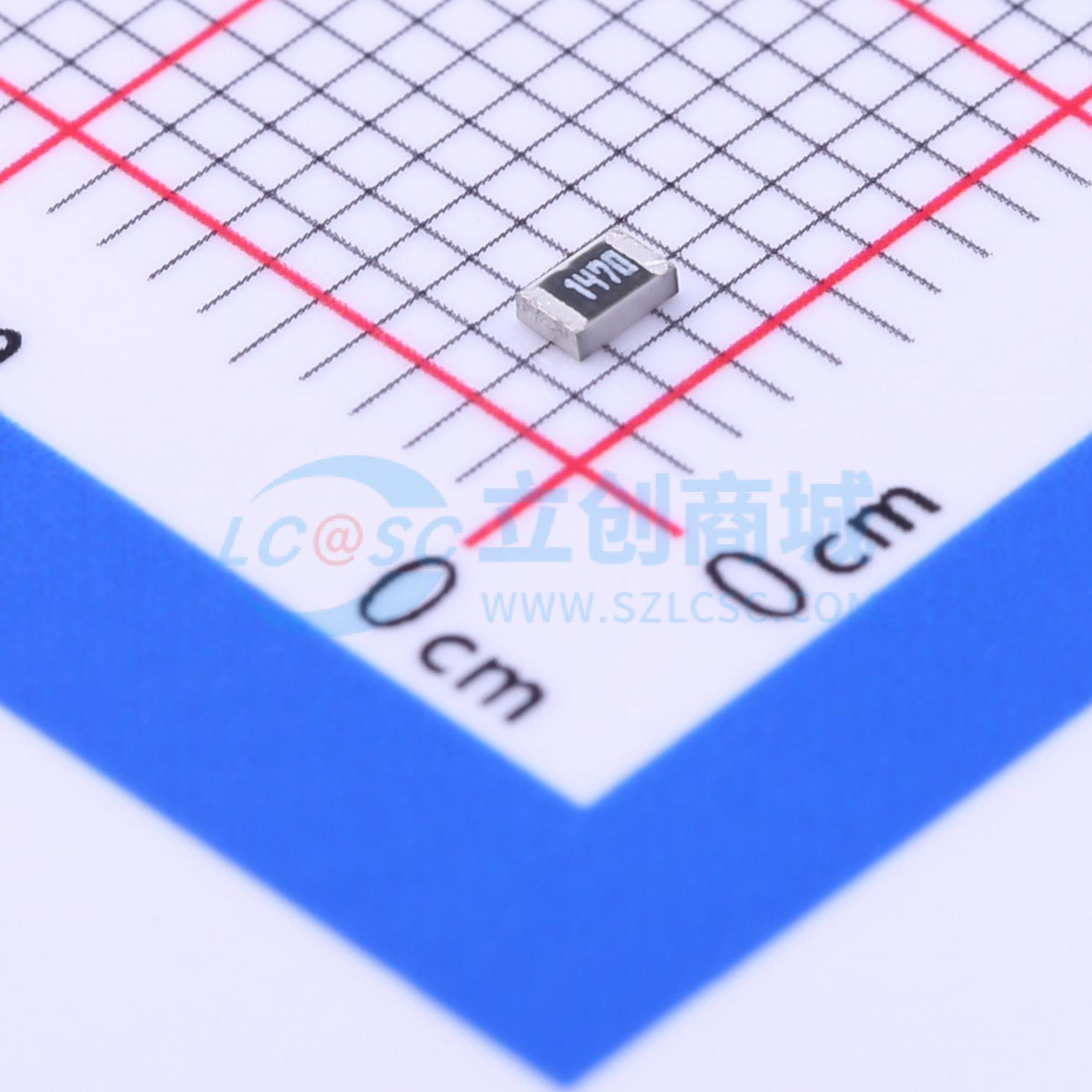 点击查看大图 CR0805F147RP05Z实物图