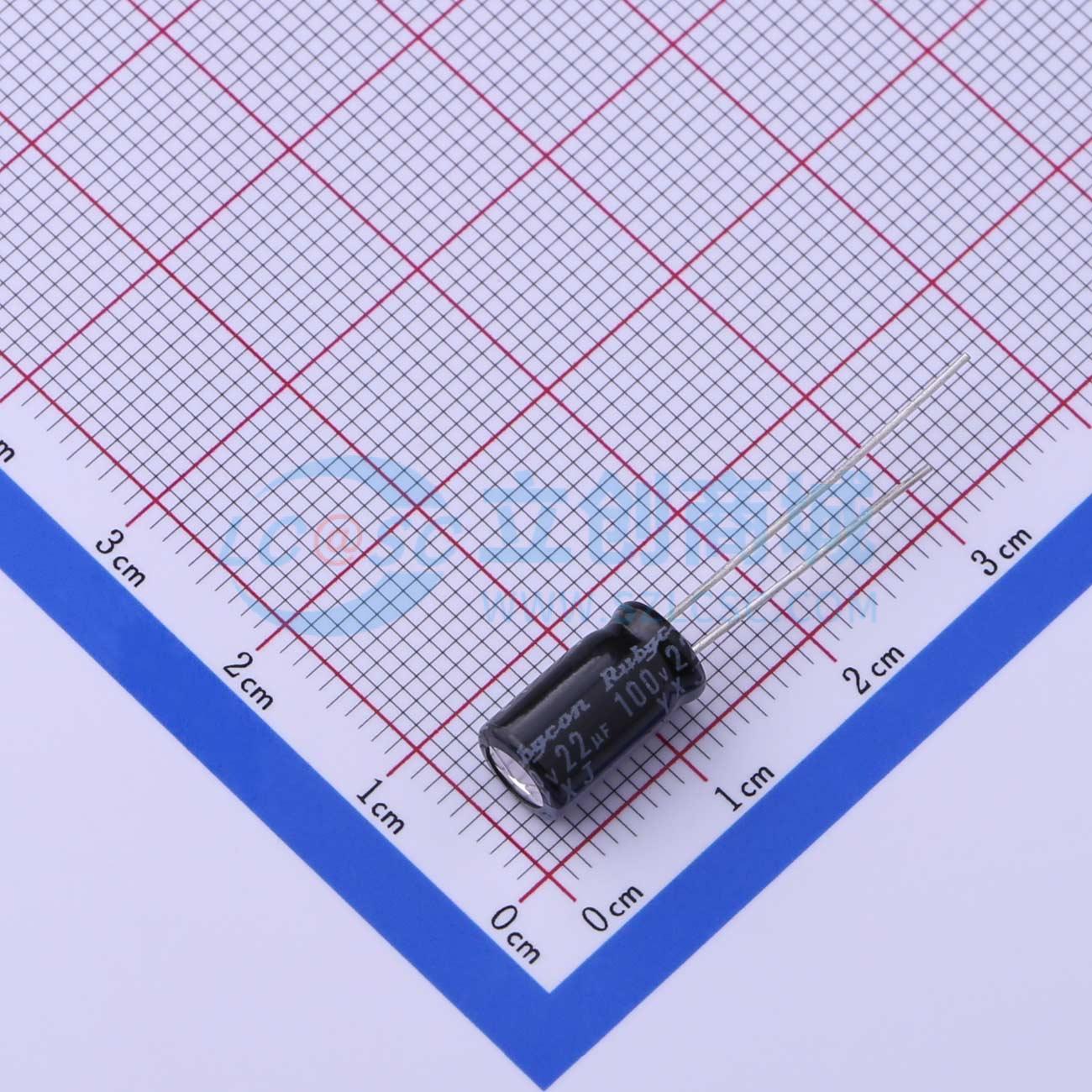 点击查看大图 100YXJ22M6.3X11实物图