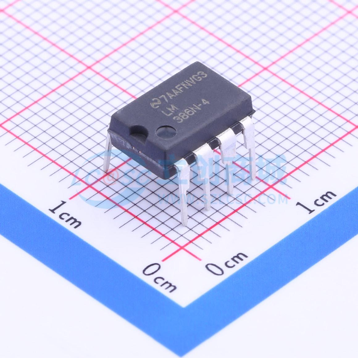 点击查看大图 LM386N-4/NOPB实物图