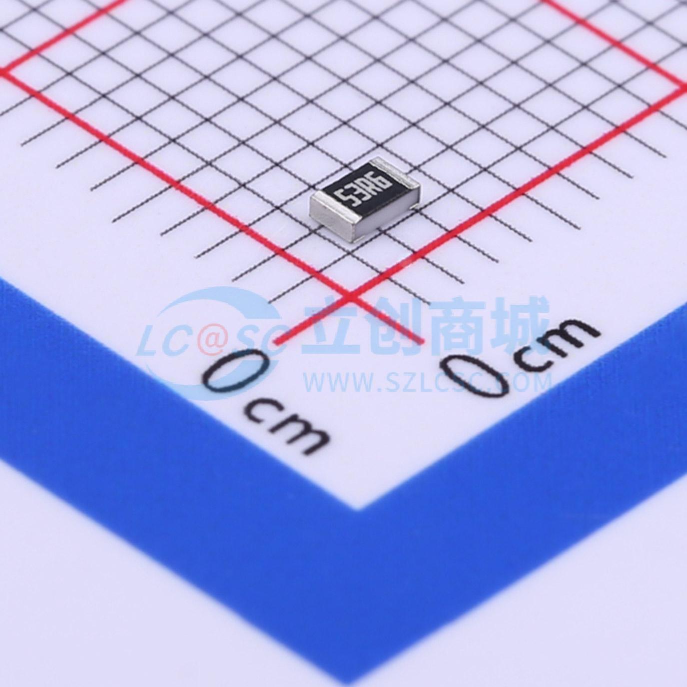 点击查看大图 AC0805FR-0753R6L实物图