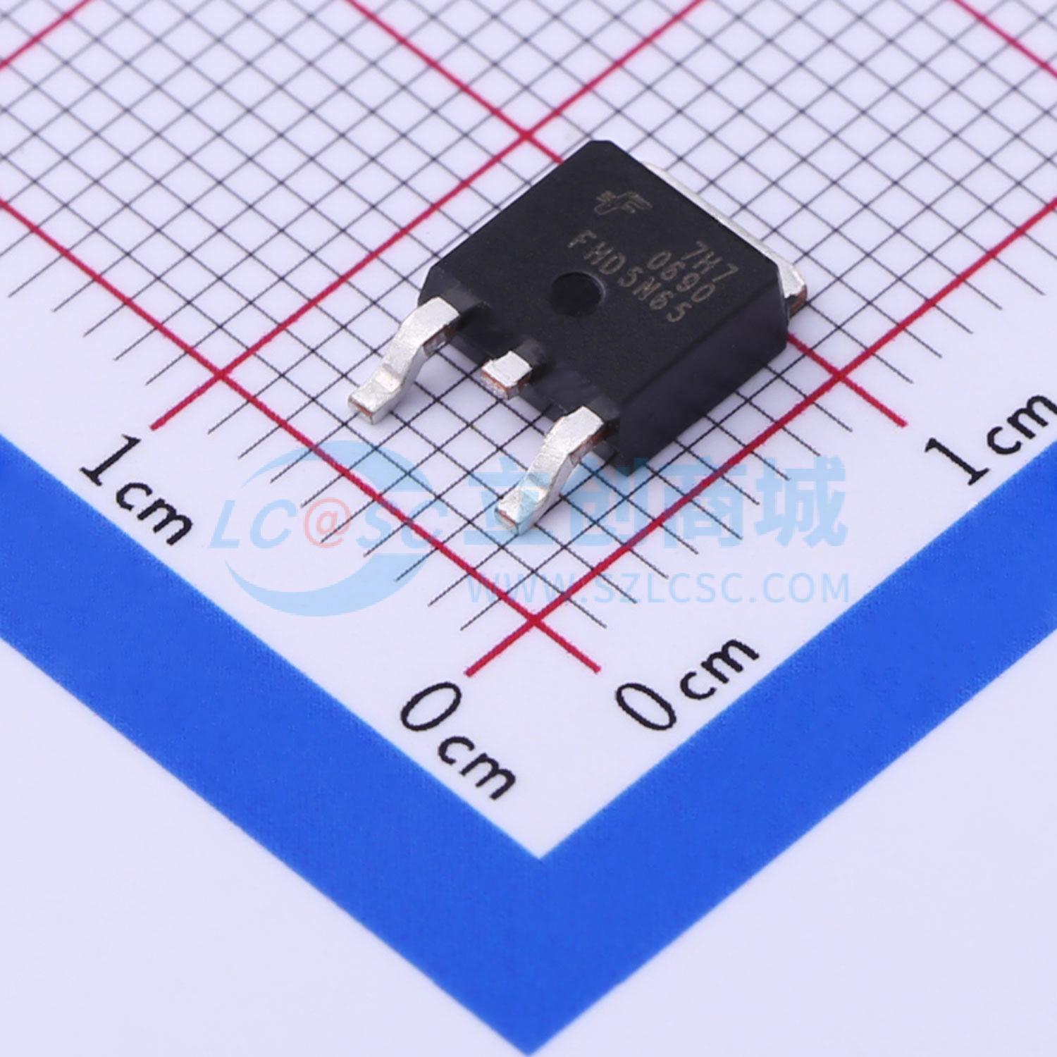 点击查看大图 FHD5N65B实物图