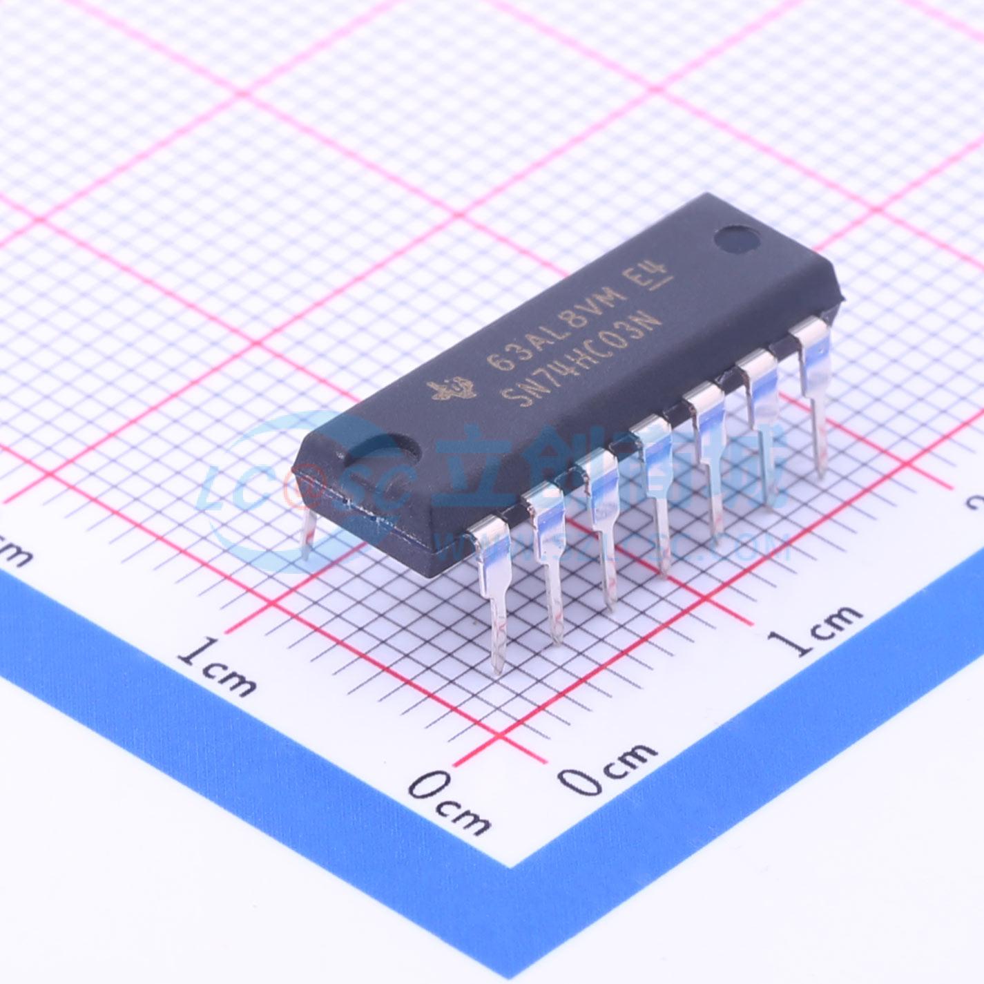 点击查看大图 SN74HC03N实物图