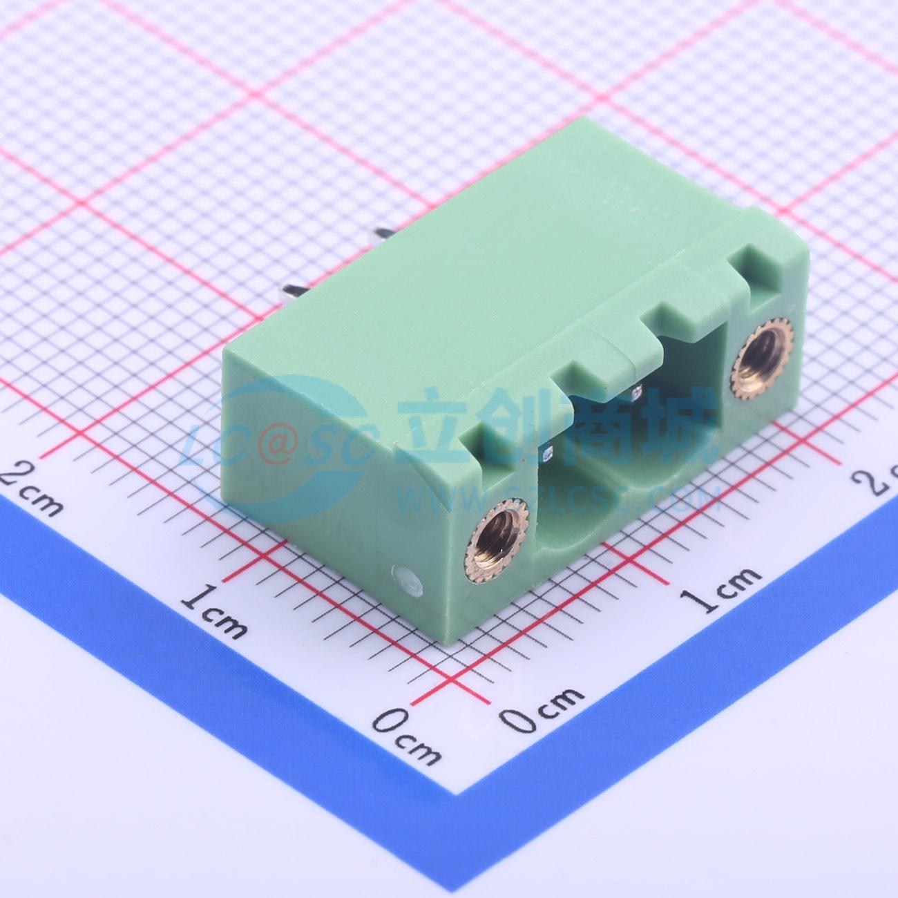 点击查看大图 WJ2EDGVM-5.08-2P实物图