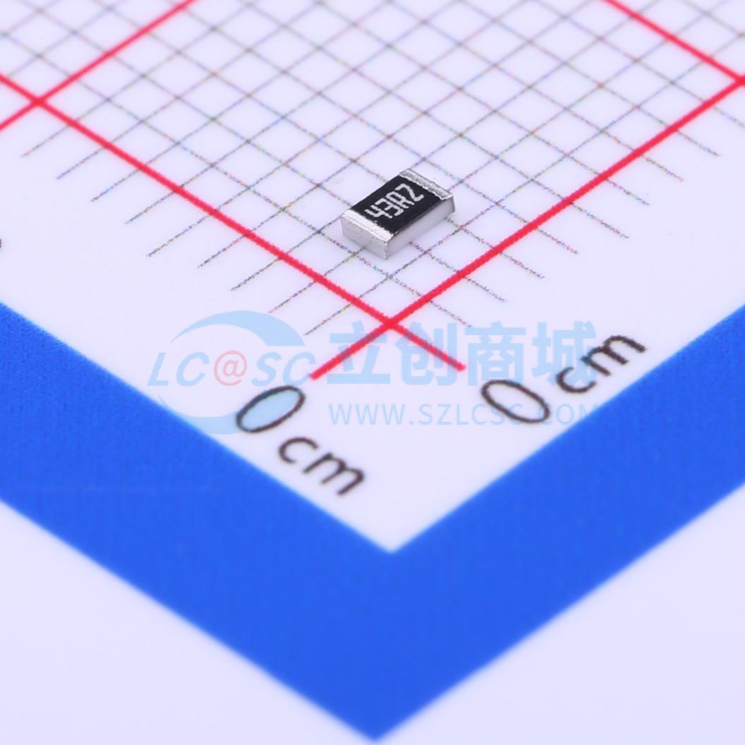 点击查看大图 AC0805FR-0743R2L实物图