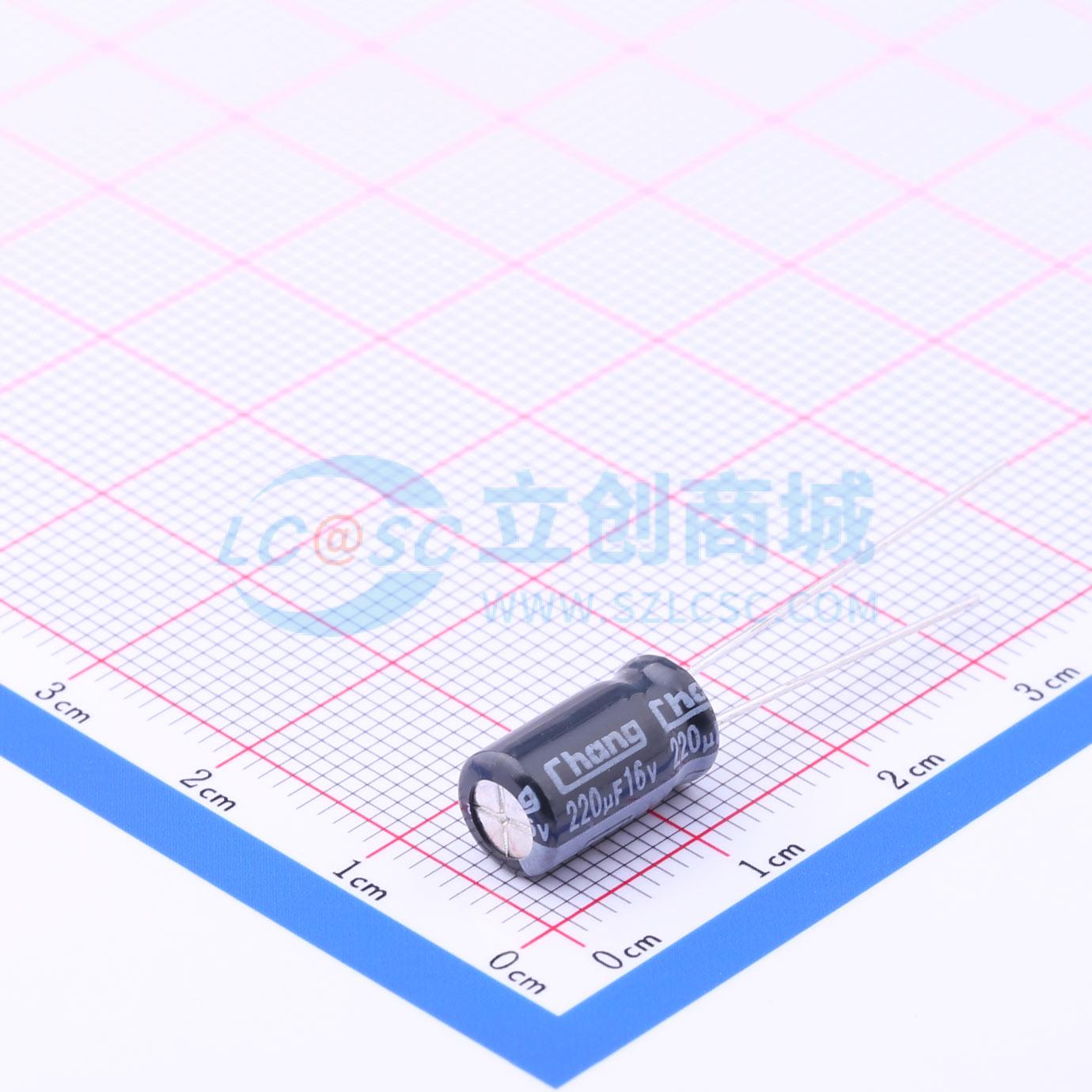 RL1C221ME110A00CV0实物图