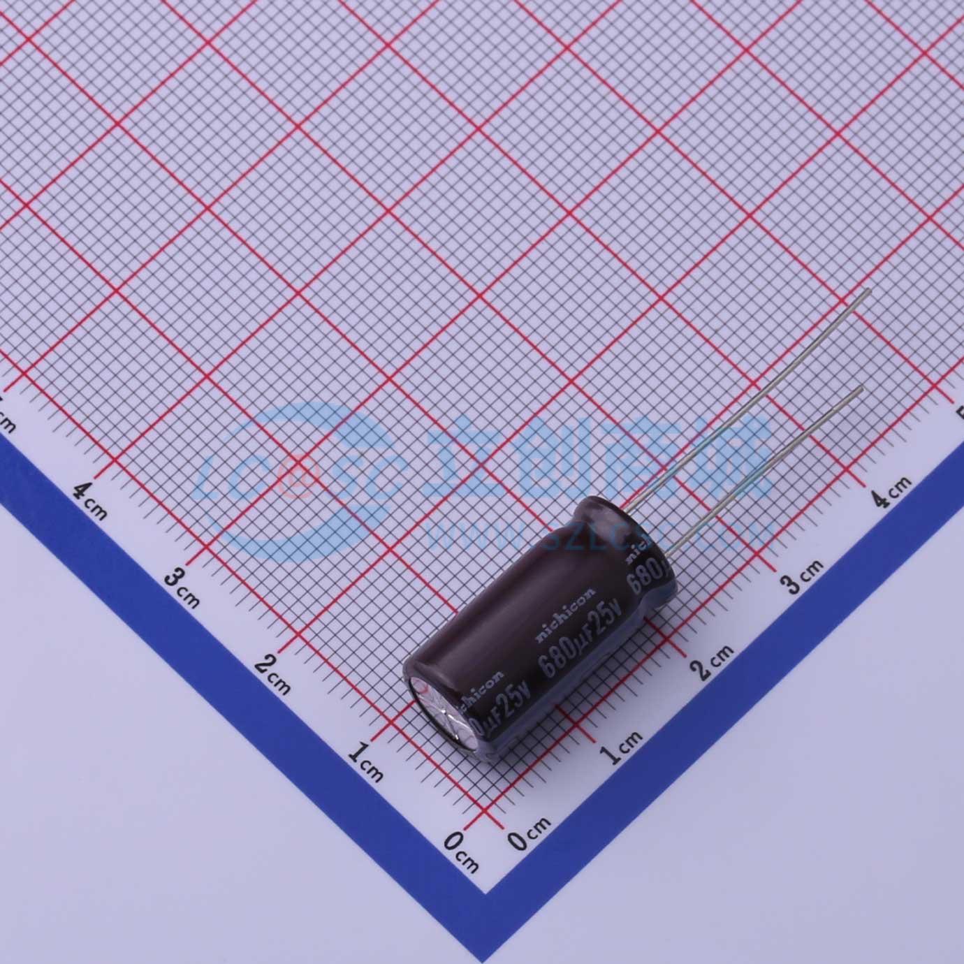 点击查看大图 UPW1E681MPD实物图