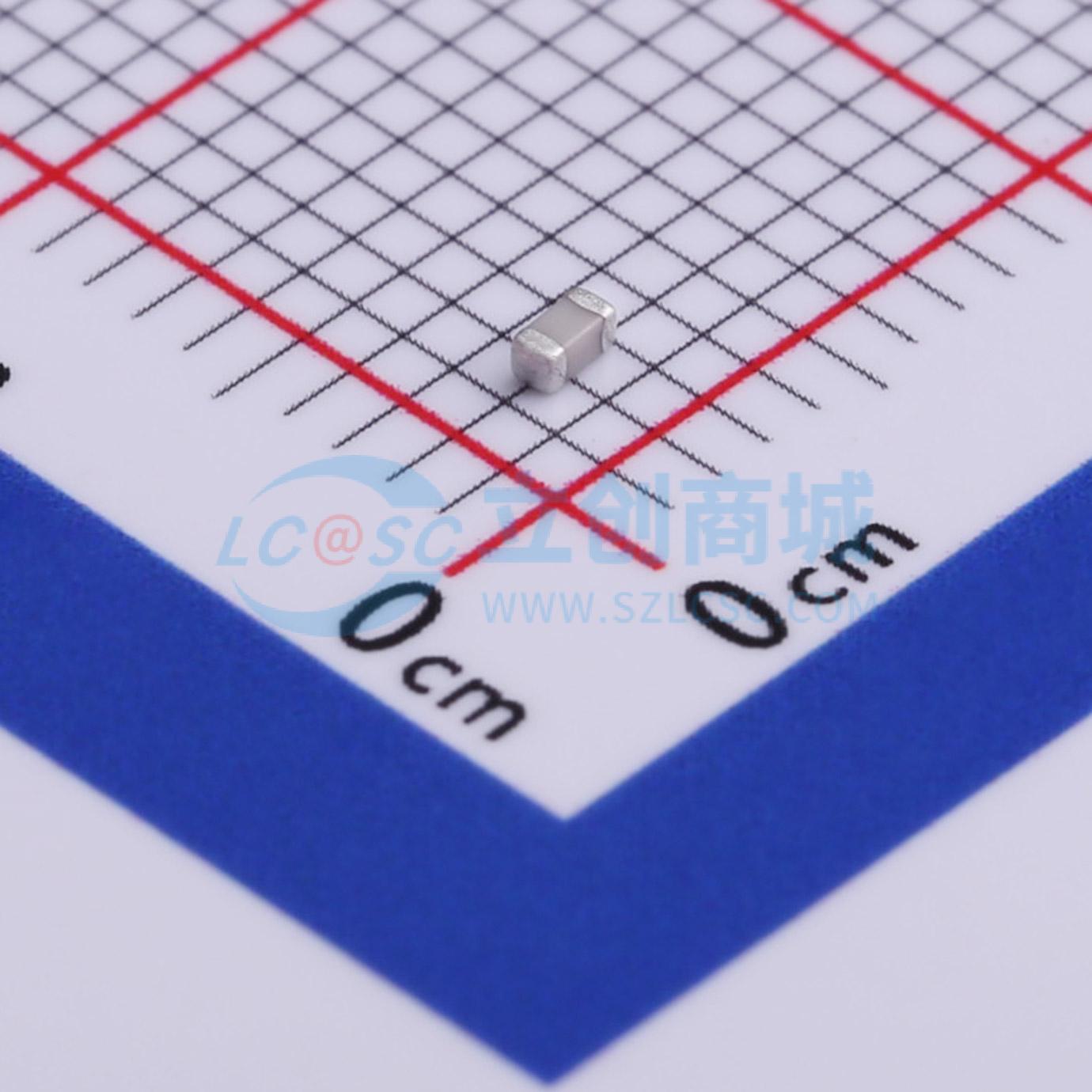 0603N100F500CT实物图