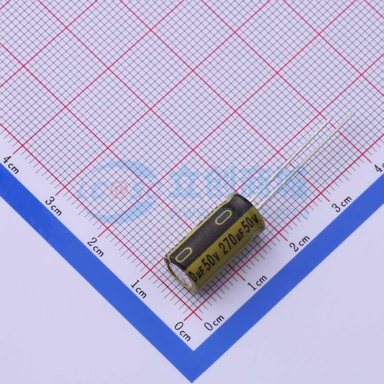 点击查看大图 LKMD1601H271MF实物图