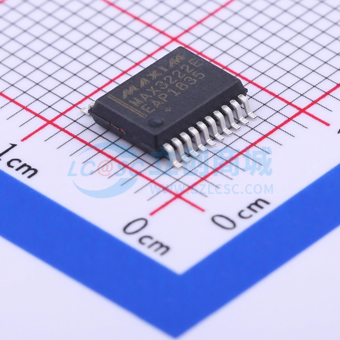 点击查看大图 MAX3222EEAP+T实物图