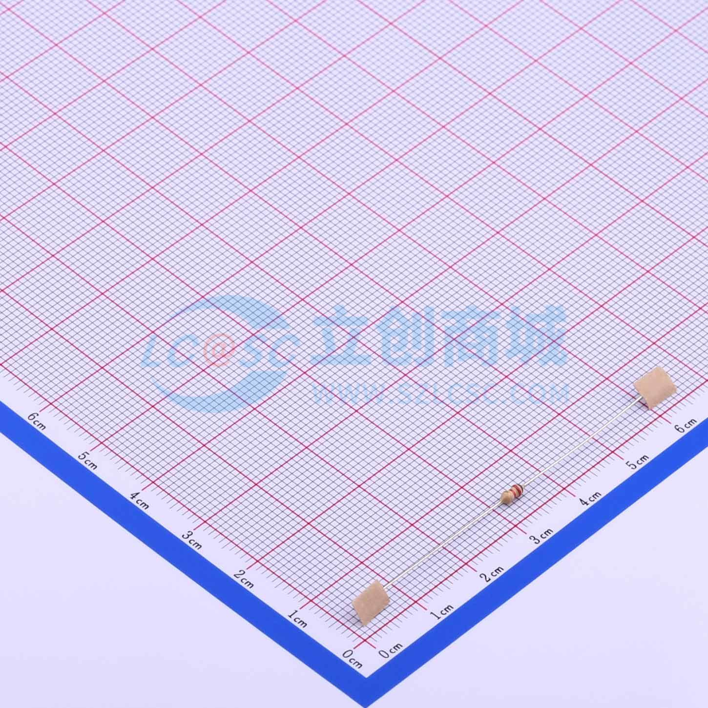 点击查看大图 RD 1/8W 1K2 J T/B A1实物图