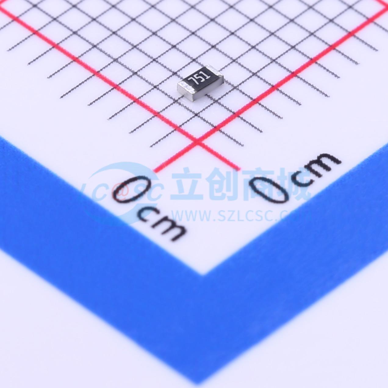 点击查看大图 CR0603J750RP05Z实物图