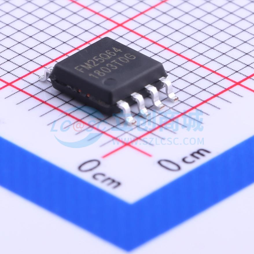 点击查看大图 FM25Q64-SOB-T-G实物图