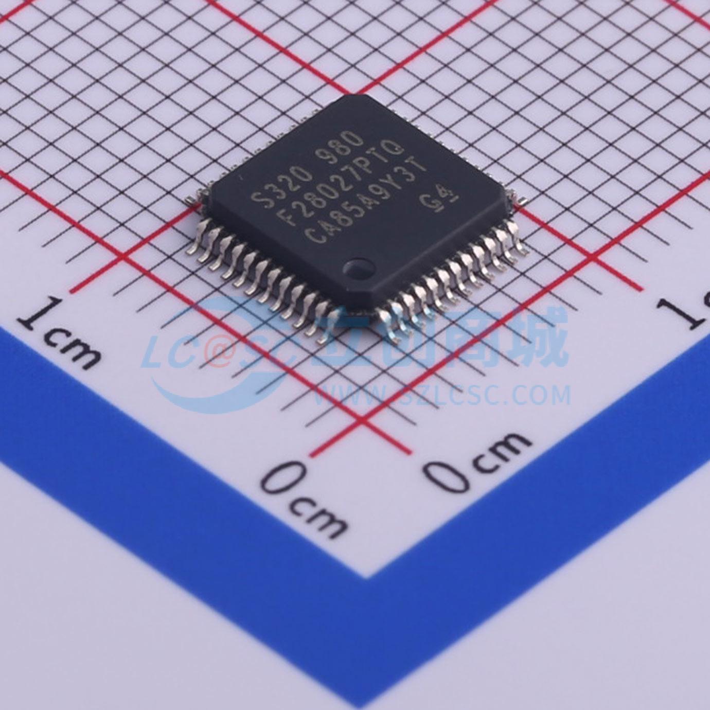 点击查看大图 TMS320F28027PTQ实物图