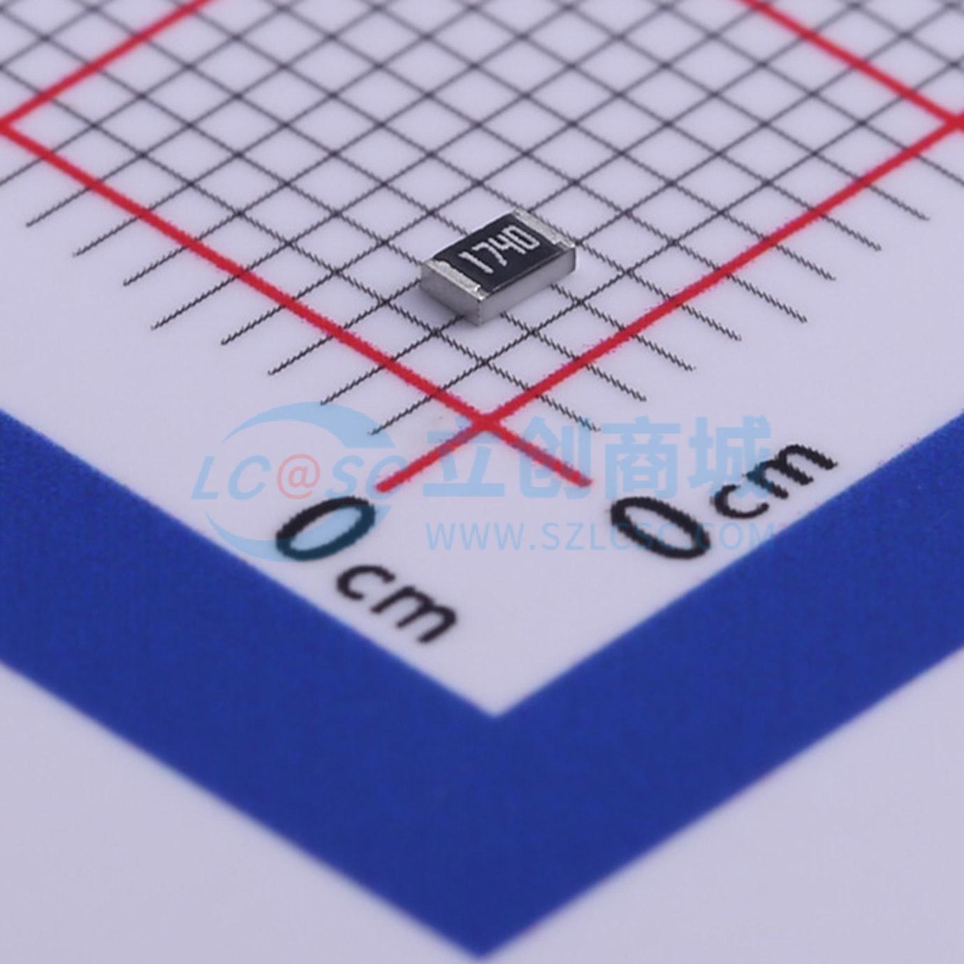 点击查看大图 RC0805FR-07174RL实物图