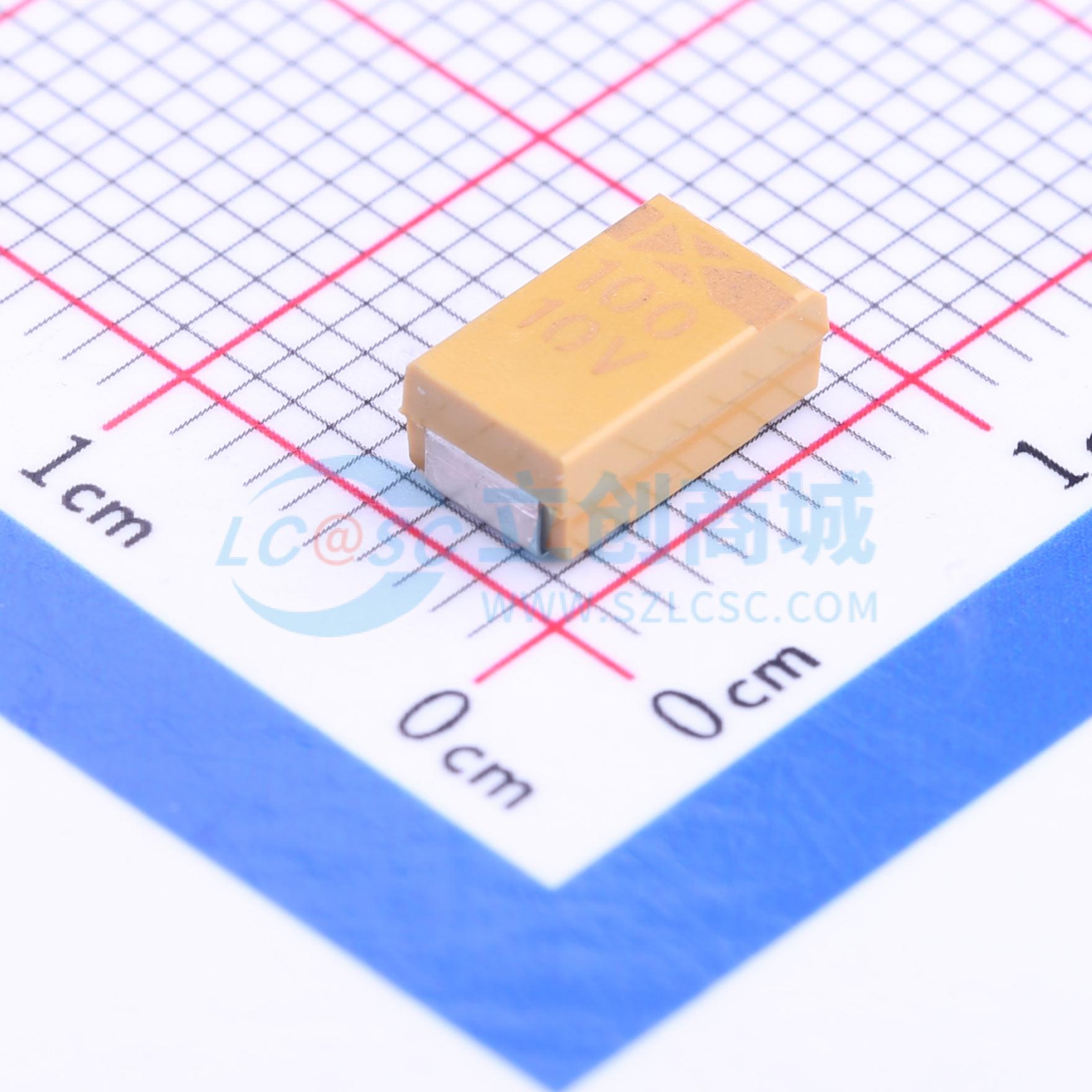 CA45-D-10V-100uF-K实物图
