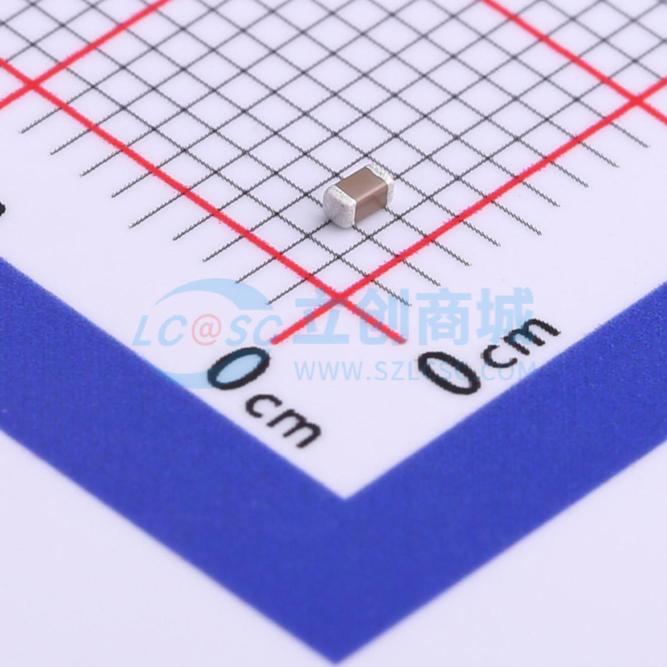 点击查看大图 C1608X7R1A105KT000E实物图