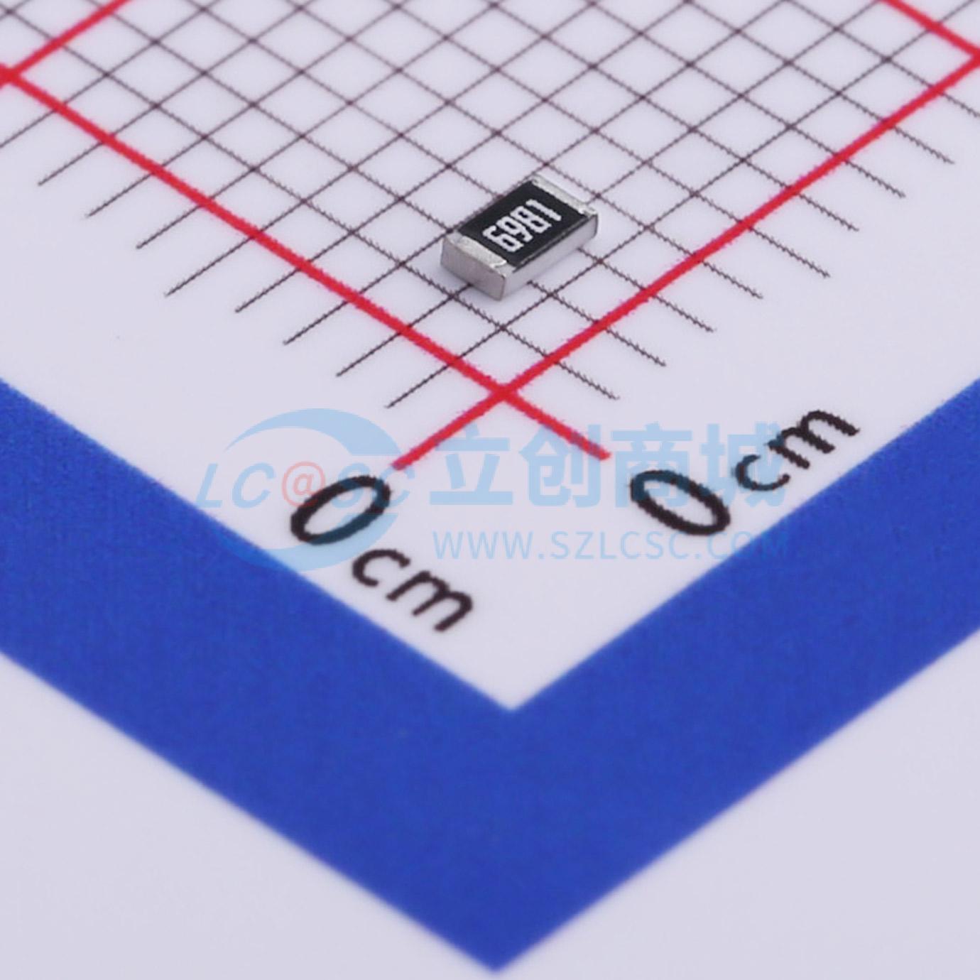 点击查看大图 RC0805FR-076K98L实物图