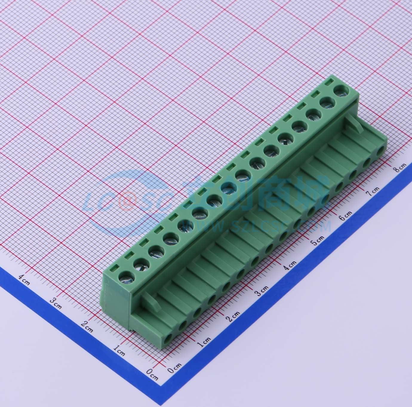 KF2EDGK-5.0-16P实物图