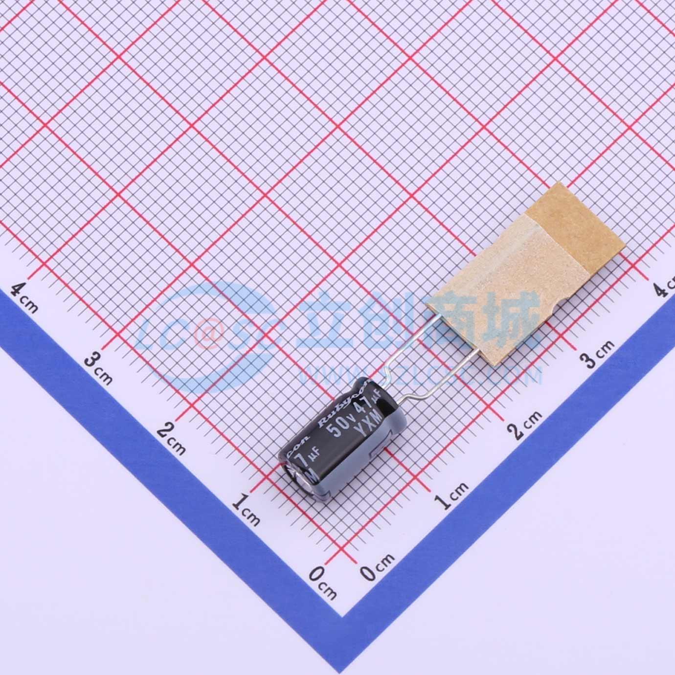 点击查看大图 50YXM47MEFCTA6.3X11实物图