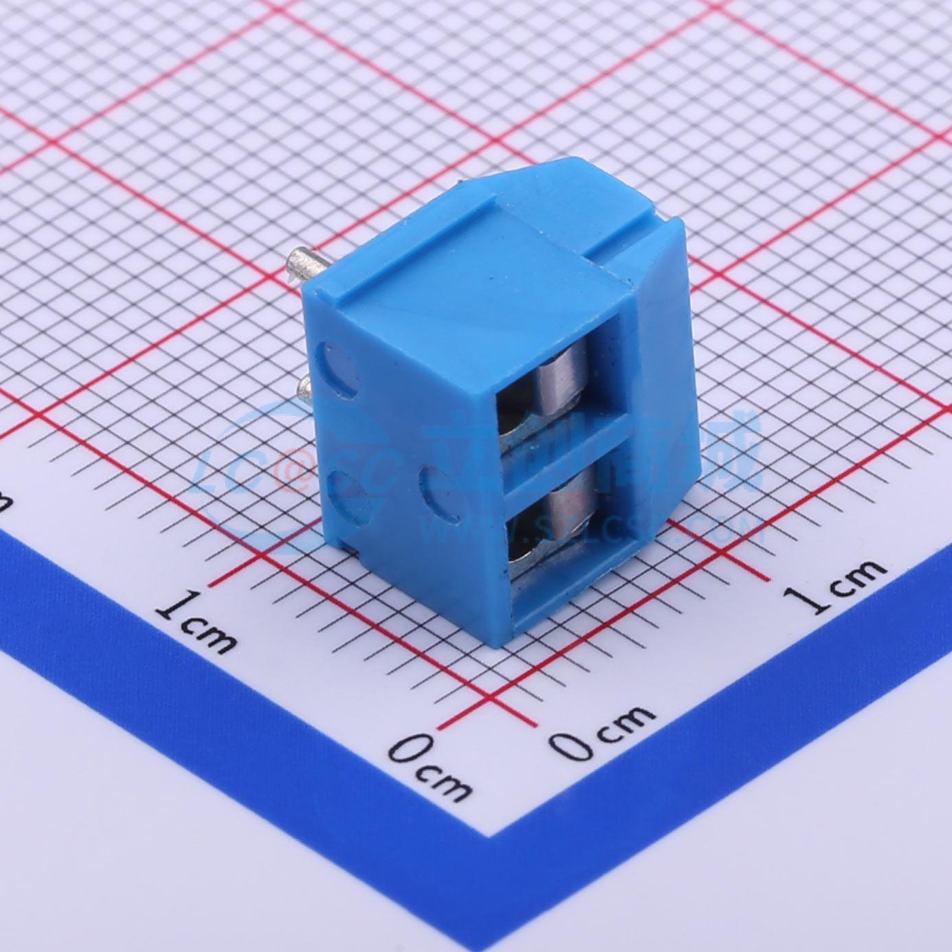 点击查看大图 DB301R-5.0-2P-BU-S实物图