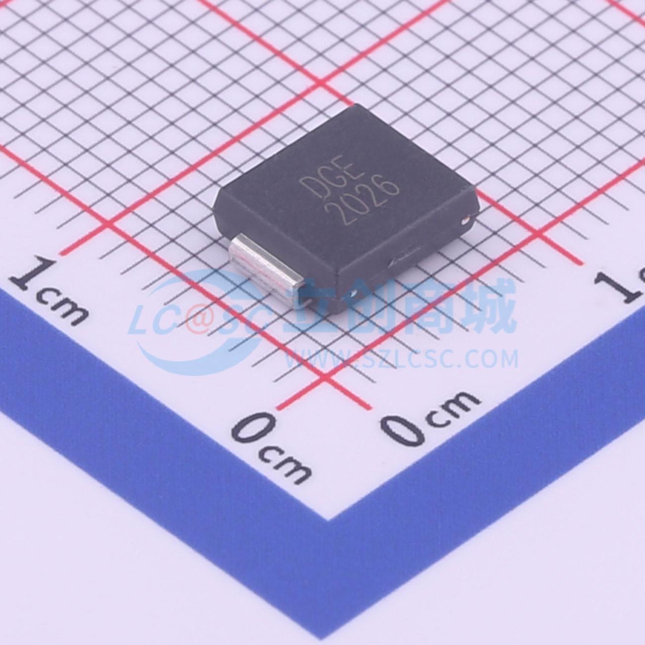 点击查看大图 SMDJ54CA实物图