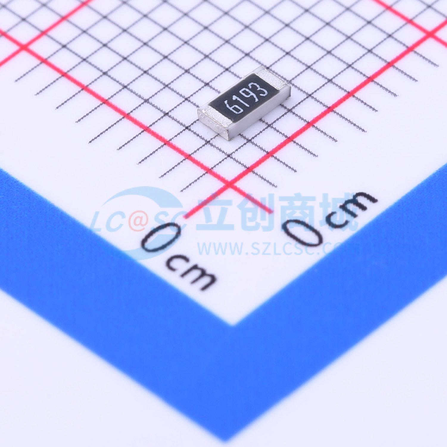 点击查看大图 CR1206F619KP05Z实物图