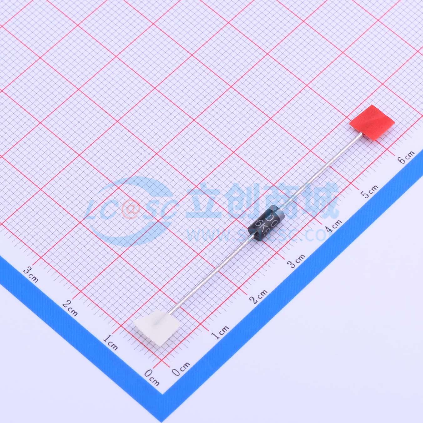 点击查看大图 P6KE6.8A实物图